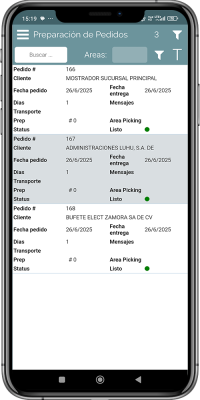 Lista de Pedidos